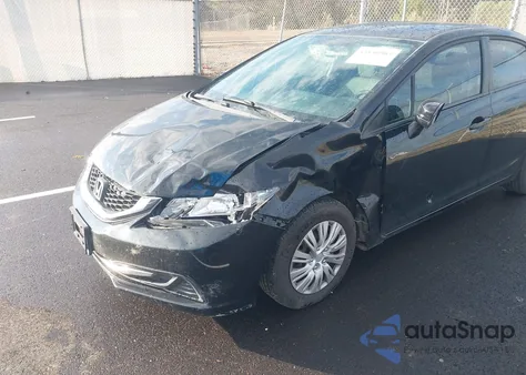 2014 Honda Civic Lx из США, поврежденный, VIN 19XFB2F51EE074979